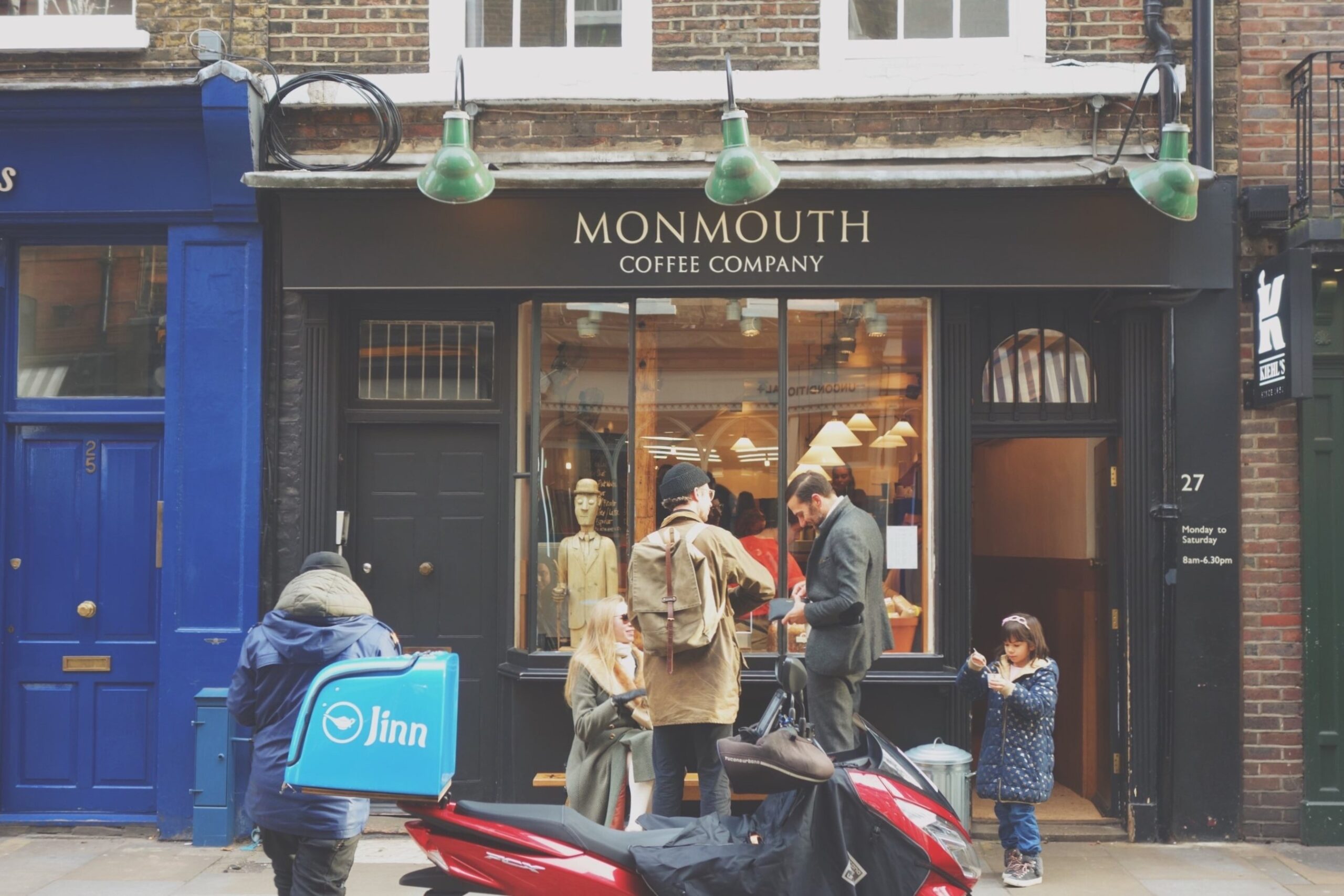 ロンドンのおすすめカフェ ⑦Monmouth Coffee | 旅と英語